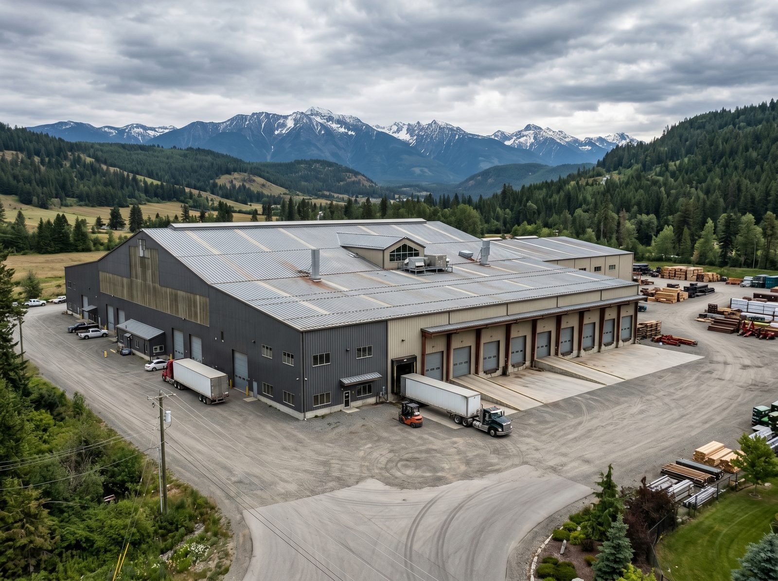 Large industrial and agricultural building